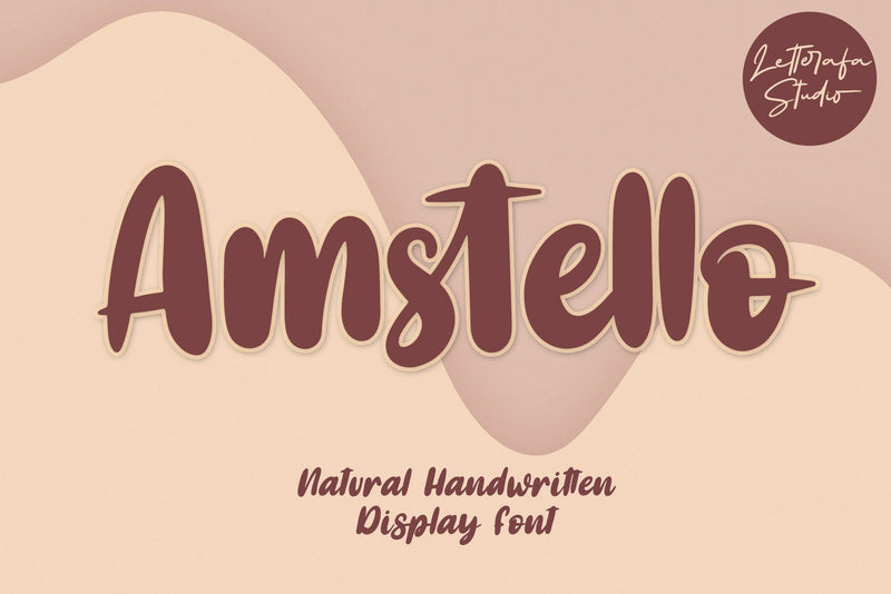 Amstello Font Afandi Studio 