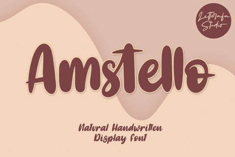 Amstello Font Afandi Studio 