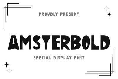 Amsterbold Font Prasetya Letter 