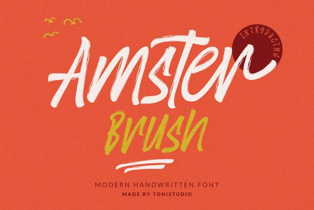 AmsterBrush font Font toni_std 