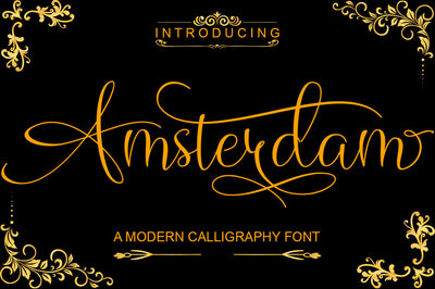 Amsterdam Font Slex Creative 