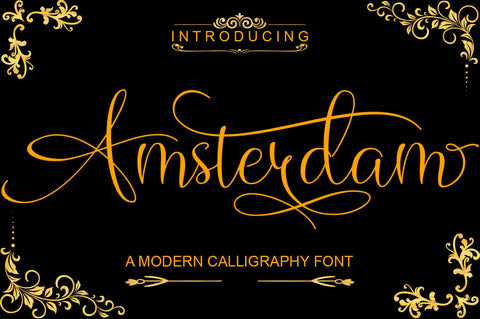 Amsterdam Font Slex Creative 