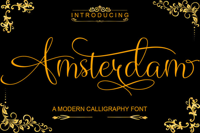 Amsterdam Font Slex Creative 