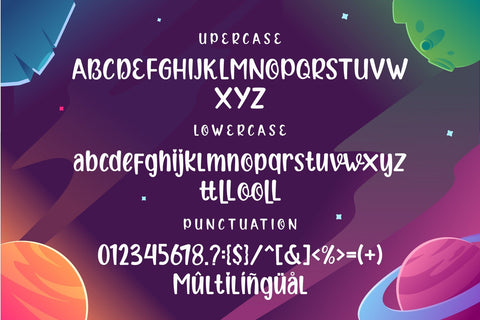 Amsteroid Space Font Graphicxell 