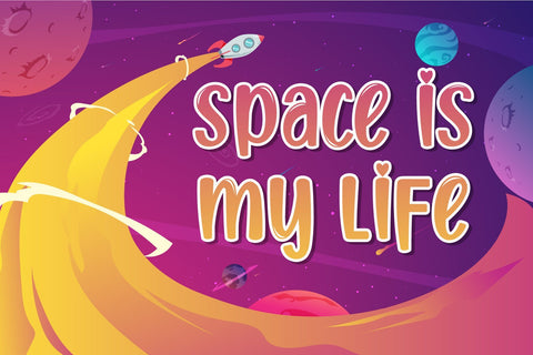 Amsteroid Space Font Graphicxell 