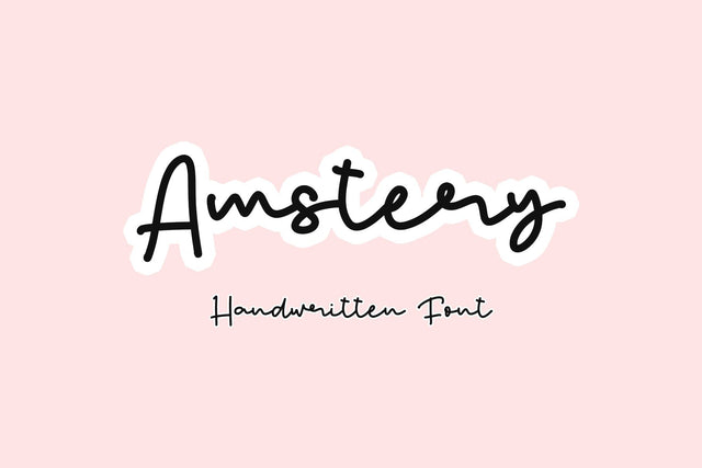 Amstery Font Afandi Studio 