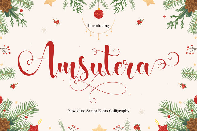 Amsutera Font Rtceative 