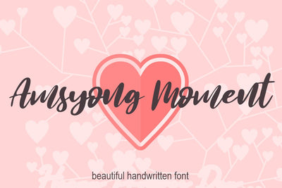Amsyong Moment Font Supersemar Letter 