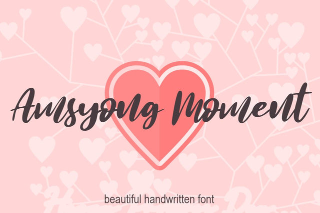 Amsyong Moment Font Supersemar Letter 