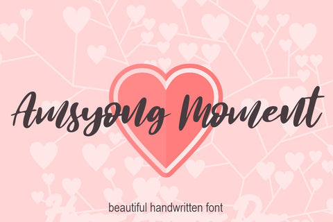 Amsyong Moment Font Supersemar Letter 