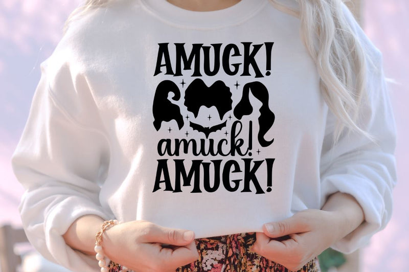 Amuck! amuck! amuck! SVG SVG DESIGNISTIC 