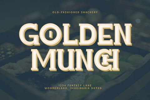 Amuttix - Serif Display Font Font twinletter 