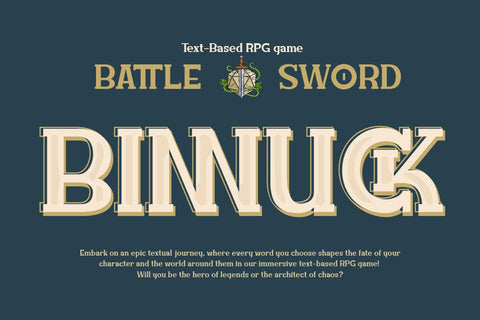 Amuttix - Serif Display Font Font twinletter 