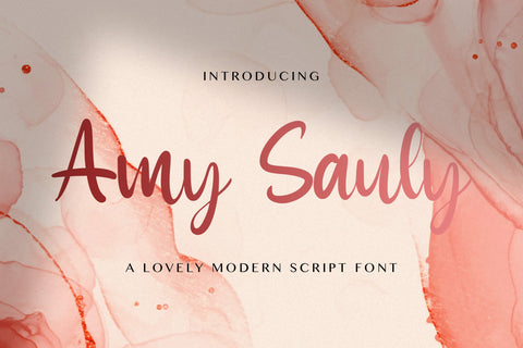 Amy Sauly - Handwritten Font Font StringLabs 