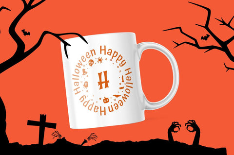 Anada Halloween Monogram Font Attype studio 