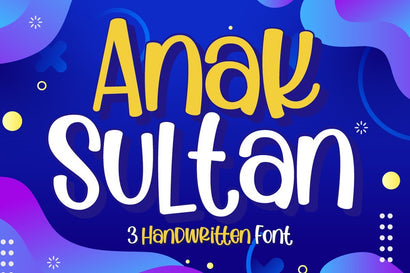 Anak Sultan - Display Font Font Gilar Studio 