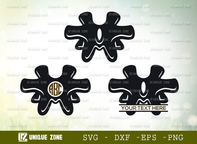Anatomy Spine Monogram SVG Cut File, Anatomy Svg, Human Spine Svg, Spine Svg, Bones Svg, Spinal Cord Svg, Skeleton Svg, Physiotherapy Svg SVG Unique Zone 