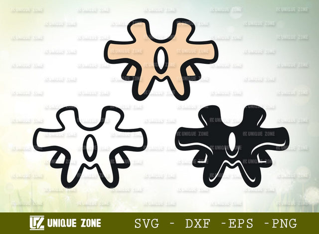 Anatomy Spine SVG Cut File, Anatomy Svg, Human Spine Svg, Spine Svg, Bones Svg, Spinal Cord Svg, Skeleton Svg, Physiotherapy Svg SVG Unique Zone 