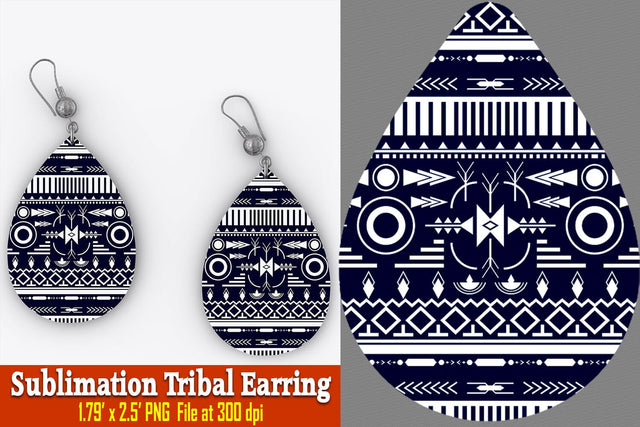 Anaya Tribal Earring Sublimation Ethnic Touch 
