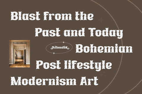 Anbenduk | Serif Classic Modernism Font twinletter 