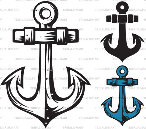 Anchor design SVG TribaliumArtSF 