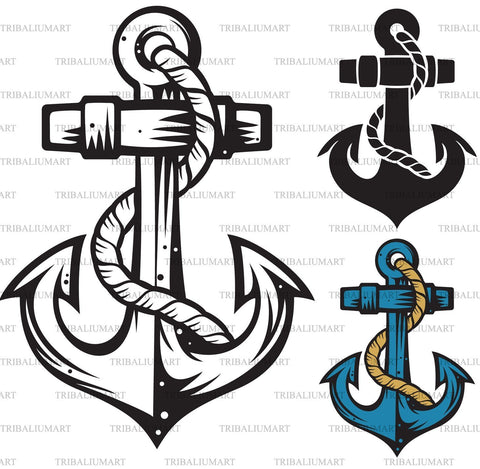 Anchor design SVG TribaliumArtSF 