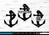 Anchor Monogram, Anchor Silhouette, Anchor SVG, Rope, Rope Anchor ...