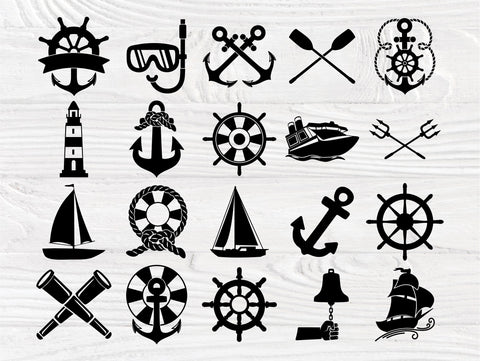 Anchor SVG Bundle, Nautical Svg, Boat Svg, Summer SVG TonisArtStudio 