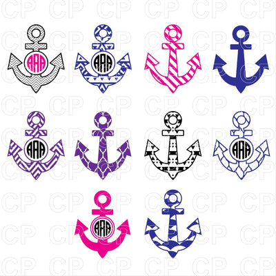 Anchor SVG Bundle SVG cutperfectstudio