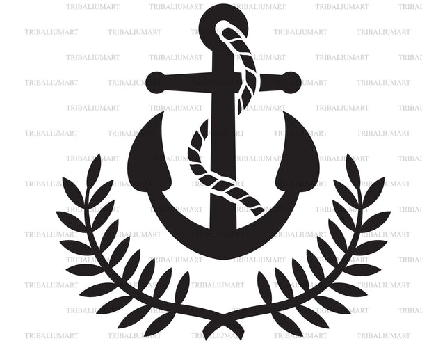 Anchor symbol SVG TribaliumArtSF 