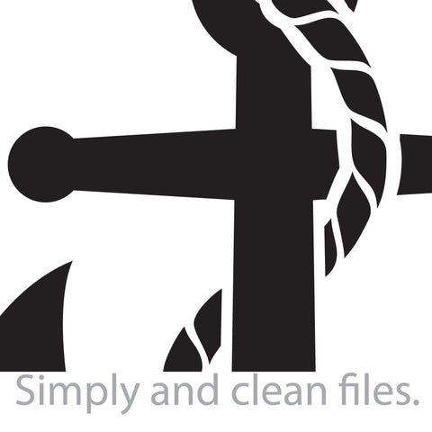 Anchor symbol SVG TribaliumArtSF 