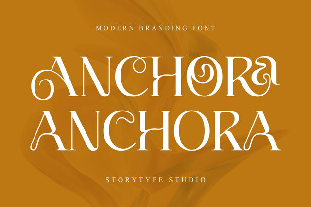 Anchora Typeface Font Storytype Studio 
