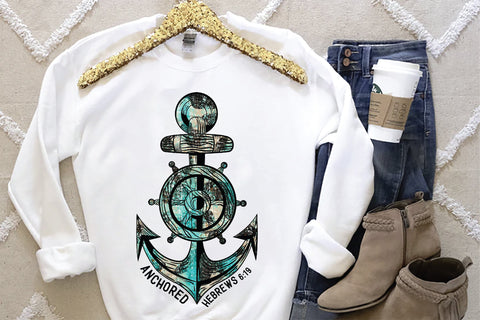 Anchored Hebrews 619 Sublimation Creativeart88 