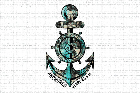 Anchored Hebrews 619 Sublimation Creativeart88 