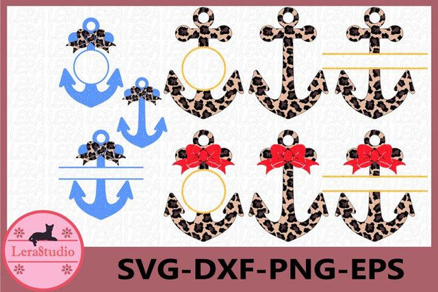 Anchors Leopard Svg SVG Lerastudio 