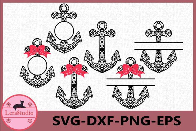 Anchors Mandala svg SVG Lerastudio 