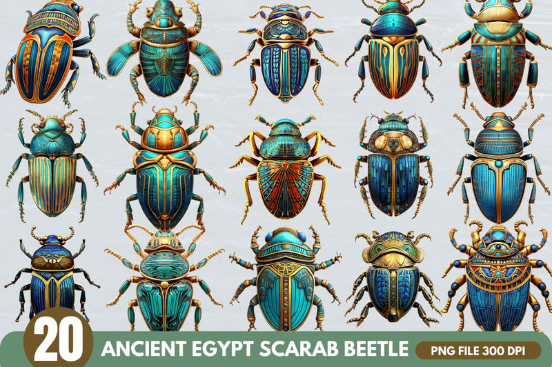 Ancient Egypt Scarab Beetle Sublimation Sublimation Regulrcrative 