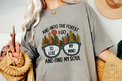 And Into The Forest Sublimation Design, Autumn Design SVG LAM HOANG THUY 