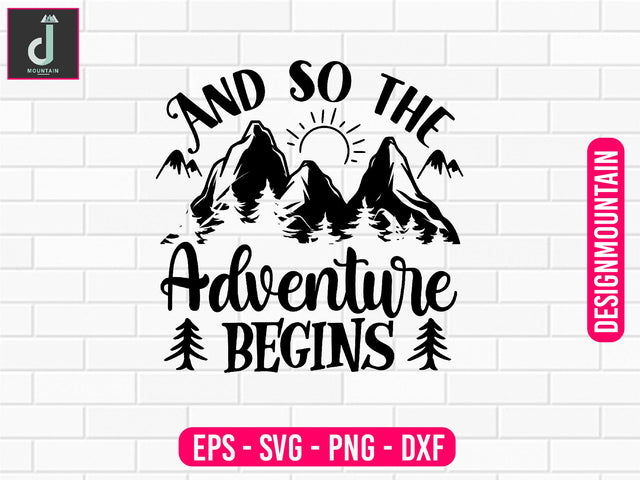 And so the adventure begins svg design SVG Alihossainbd 
