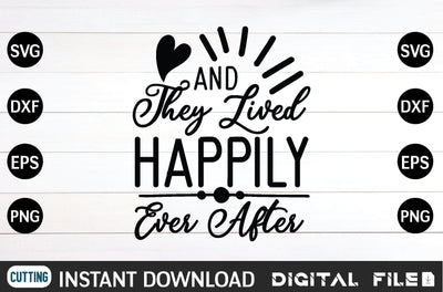 and they lived happily ever after svg SVG designer krishna 