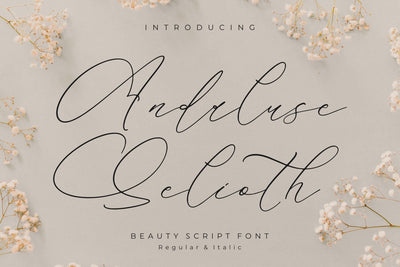 Andaluse Selioth - Beauty Script Font Font Storytype Studio 