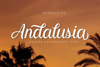 Andalusia Font love script 