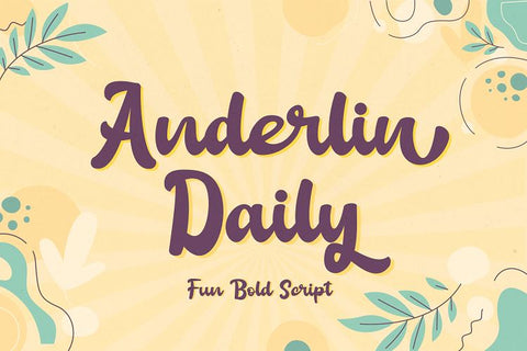 Anderlin Daily Font Irvan Randi 