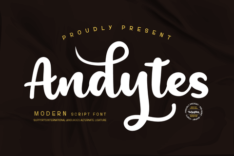 Andesytes Font twinletter 