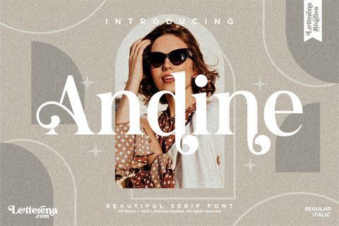 Andine Font Letterena Studios 