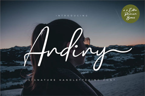 Andiny Font twinletter 
