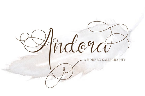 Andora Font Letterara 