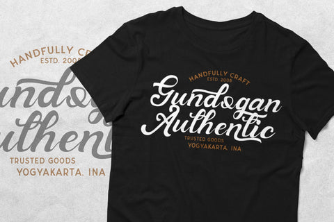 Andy Tusvah - Bold Script Font Font StringLabs 