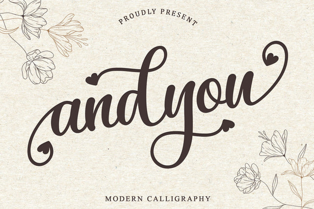 Andyou Font Sakha Design Studio 