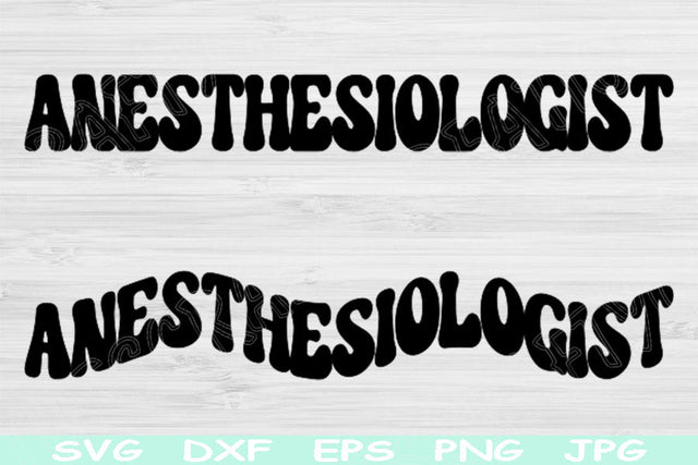 Anesthesiologist Svg, CRNA Svg Wave, Anesthetist Svg Dxf, Eps Png Instant Digital Download Design Svg File For Cricut, Glowforge, Silhouette SVG TiffsCraftyCreations 